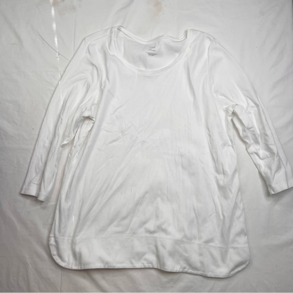 Bundle 4 J. Jill Shirt Pima Crew Neck Mix Long Sleeve Tee Women’s Large L150123 - Picture 2 of 10